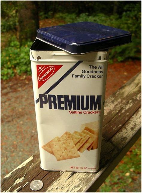 Metal Saltine Cracker Box for sale 